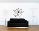 Water Lily Flower Decal Water Lily Flower Decals Modern Wall Art